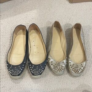 Bundle Christian Louboutin aliochette flats both 37